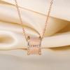 Popular White Small Waist Necklace Sense Niche Collarbone Chain