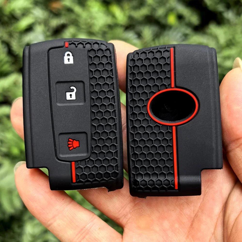 Silicone Car Remote Key Cover Key Fob Accessories Case Shell For Toyota Corolla Verso 2004 2006 2007 Prius Gen 20 2005 2008