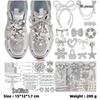 Gold Socks Charm Brooch: Shiny Jewelry Pin and Safety Pin for Sock Accessories