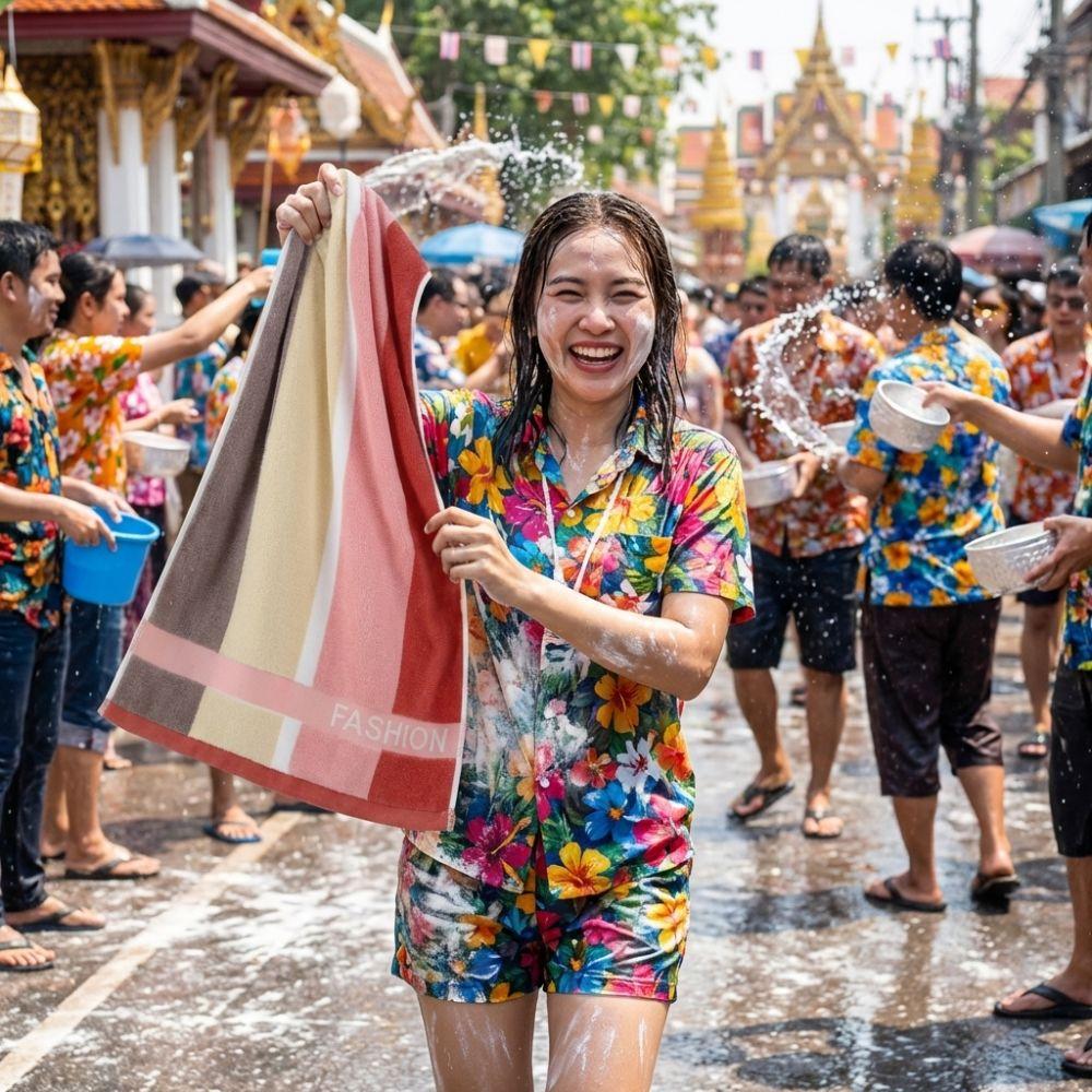 Cotton Absorbent Towel Thickened Terry Cloth Daily Use Facial Towel  Spa