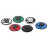 43/44mm For Skoda VRS Octavia Fabia Kamiq Rapid VII Car Steering Wheel Center Cover Sticker Decal Decor Accessories Auto Styling