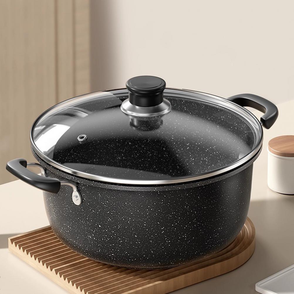 Antihaft Suppen Eisen Material Glatte Oberfläche Leicht zu reinigen Spiegelglanz Verbrühschutz H Küchenkochtopf Milcherhitzung