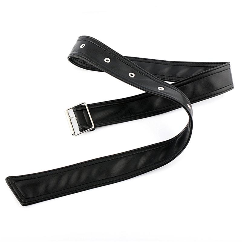 PU Belt Punk Leather Overcoat Waist Belt Women Trench Coat Belt Jacket Belt