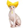 Pet Shower Cap - Waterproof Shower Caps for Sphynx Reble Cats Ear Protection Bath Cap with Adjustable Strap Ear Covers for House Cats Small Dogs