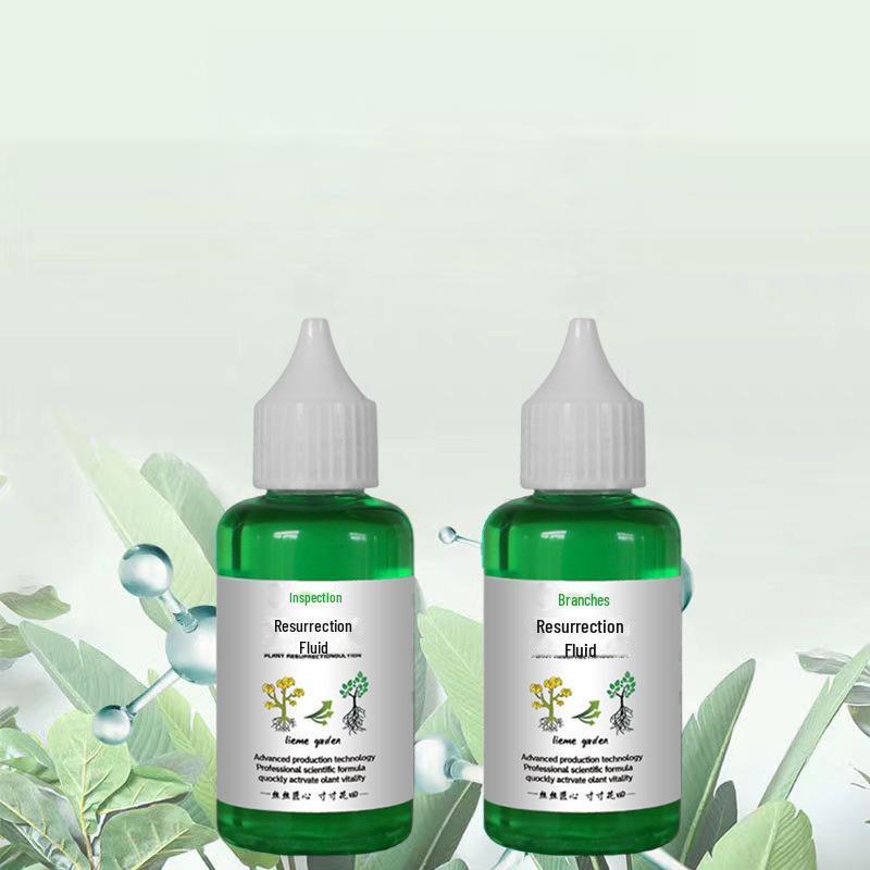 2 Bottles Plant Revive Nutrient Liquid For Yellow Leaves Plant Vital Care Solution