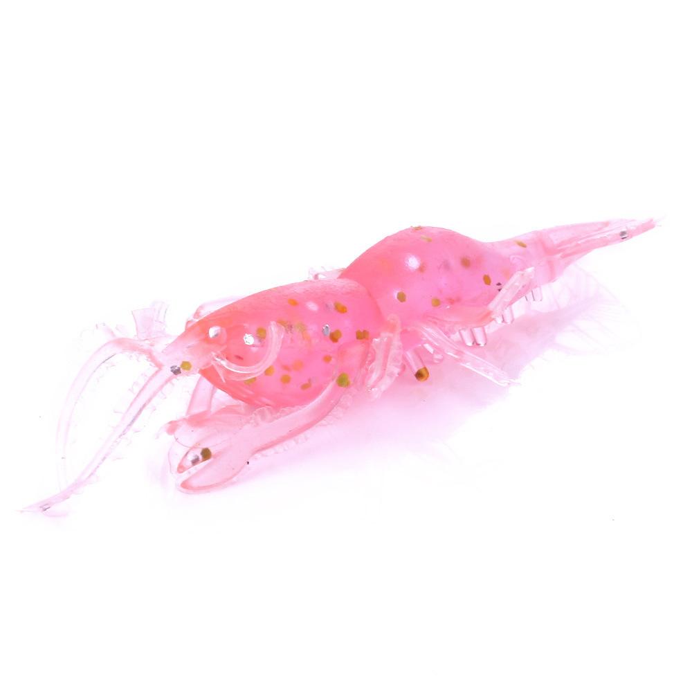 8cm3.6gSoft Shrimp Bionic Fake Bait Bass Carp Special Lure Soft Bait Fishing Bait 8CM-3.6G