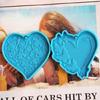 2Pcs Eye Catching Mold for Butterfly Keychain Epoxy Silicone Mold with Hanging Hole for DIY Keycchain Pendant Accessory