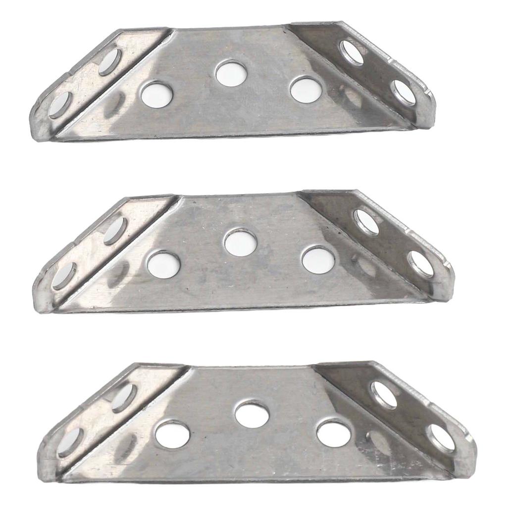 Stainless Steel Corner Bracket Set of 10 for Furniture Assembly Projects