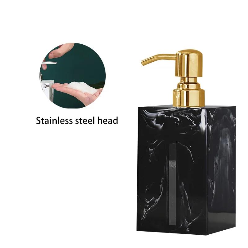 500ml marble soap dispenser ceramic bathroom shower gel shampoo bottle press lotion bottle bathroom accessories