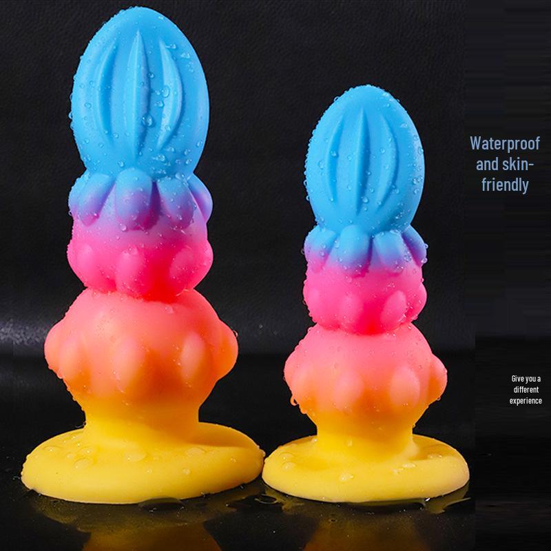 Colorful Calabash Flower Anal Plug - Unisex Self-Stimulator for Adult Intimacy