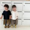 Summer 2025 Tiger Print Short Sleeve Top for Kids – Fashionable Unisex Design