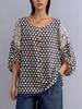2026 Women's Batwing Sleeve Chiffon Top: Slimming, Belly-Hiding Spring/Autumn Shirt