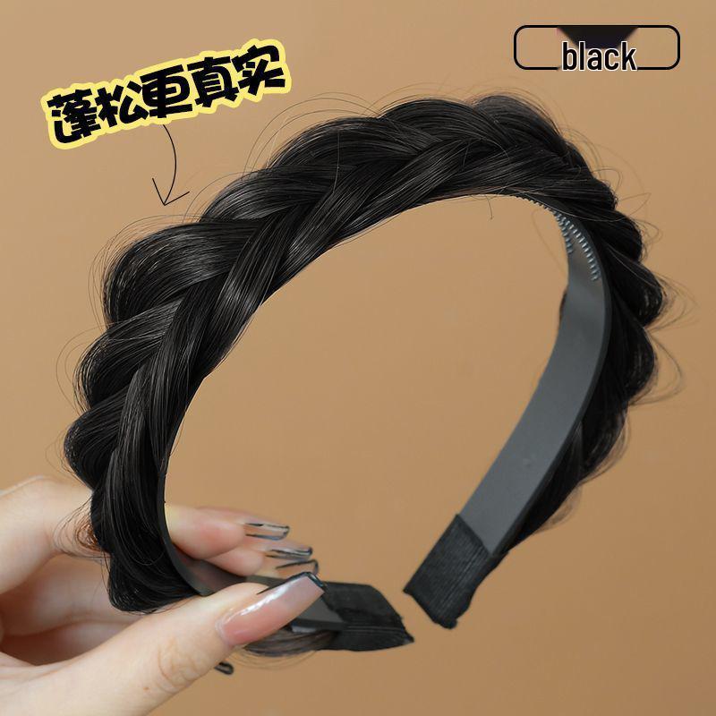 Fishbone Braid Five-Strand High Crown Invisible Hair-Enhancing Headband