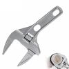 Adjustable Bathroom Wrench, 6-68mm Large Opening for Water Heating, Drain Pipe Repair, Universal Household Tool