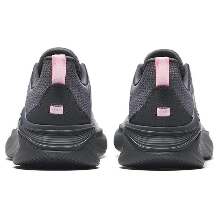 New Anta City Anti Slip Wear Resistant Low Top Running Shoes Women's Gray Pink 122335566-3