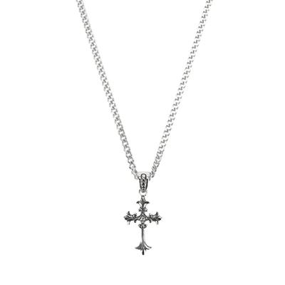 Squaz Necklace Surgical Steel Chain Women Men Couple Cross Sida127