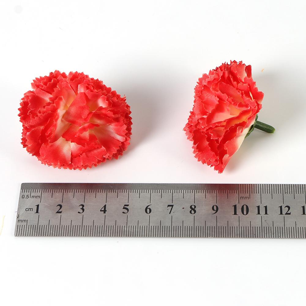 10/20Pcs Rose Artificial Flower Head Christmas Fake Flower Table Home Room Decor DIY Wreath Wedding Decoration Navidad Accessory