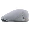 Berretto estivo in rete traforata berretto traspirante versione coreana da donna cappello da sole alla moda cappello forward da uomo tinta unita