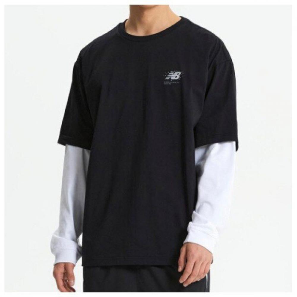 

New Balance Пиксельная графическая футболка Lqj Nbnef21443 19 Black series/100