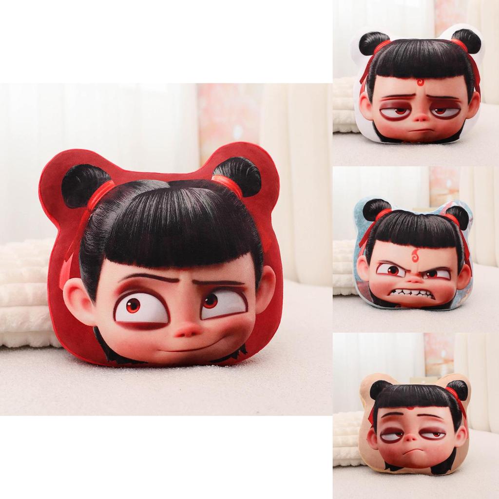 Adorable Creative Nezha Plush Pillow For Home Decor With Unique Anime Design