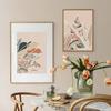 Scandinavian Colorful Leaves Flowers Abstract HD Posters and Prints Wall Art Canvas Painting Home Bedroom Living Room Decoration
