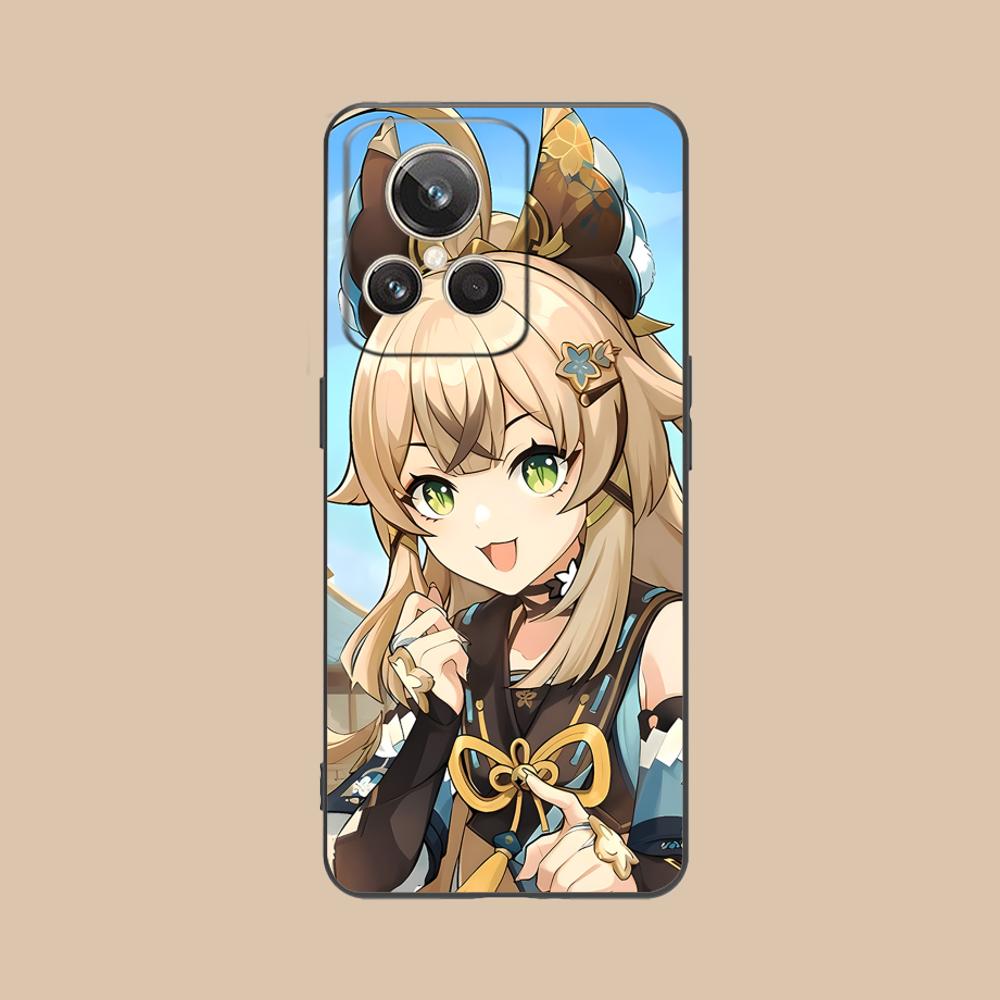 Game GI Kirara Mobile Phone Case for Realme GT 8 Neo Pro C75 73 71 C67 65 C55 53 C35 31 C20 15 Colorful Printing Cover Pretty
