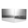 Stove Grease Shield 2 Sided Heat Resistant Anti Stick Coating Stainless Steel Stove Splatter Guard