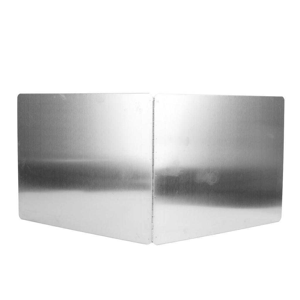 Stove Grease Shield 2 Sided Heat Resistant Anti Stick Coating Stainless Steel Stove Splatter Guard