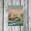 Mermaid Vintage Metal Tin Sign Coastal Beach Wall Art Retro Decor