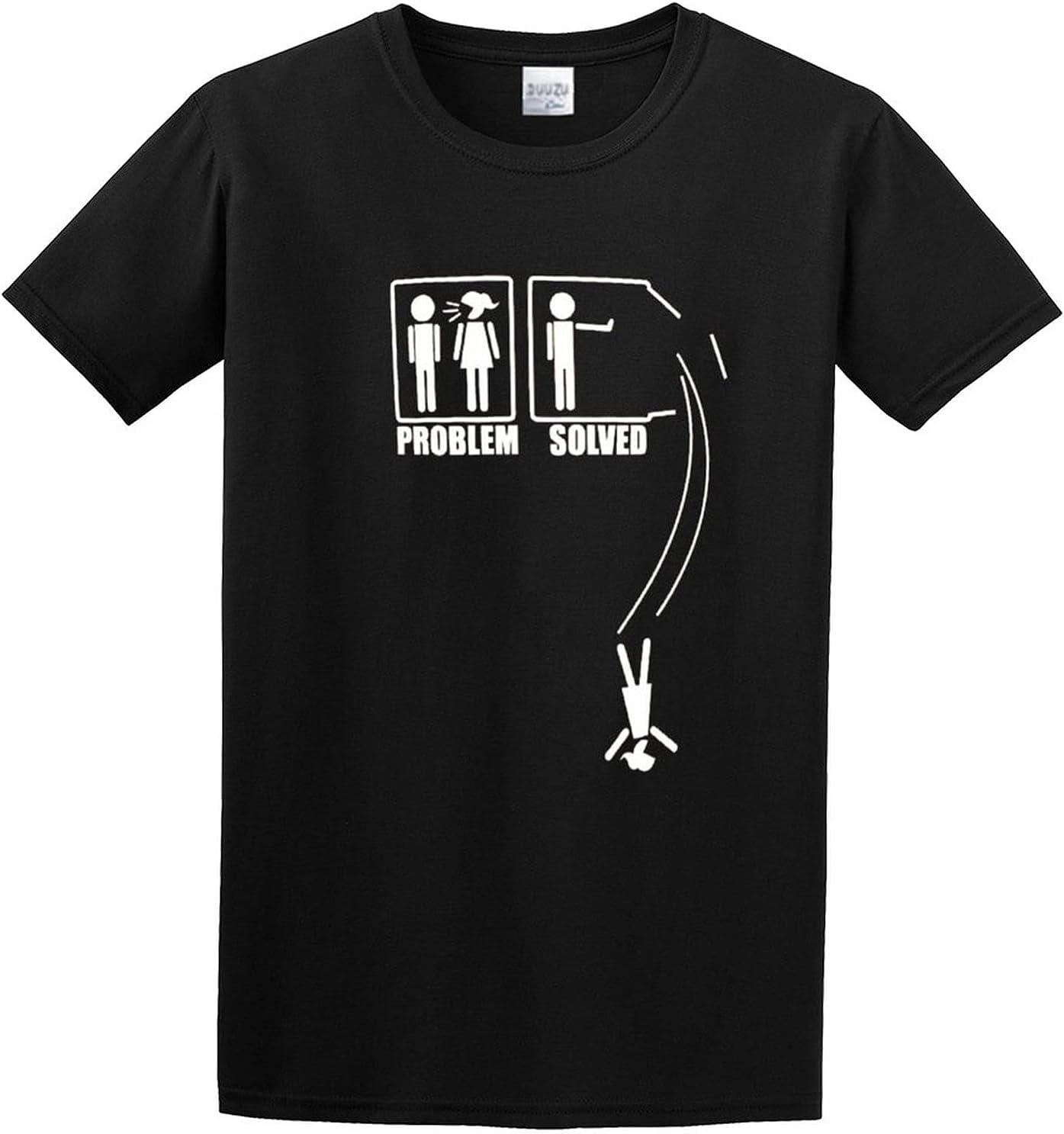 Problem Solved Men s Short Sleeve T Shirt T-Shirt Black S