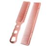 2 Stück Aluminium Haarkamm Feinzahn Hitzebeständig Haarstyling Metallkamm für Salon
