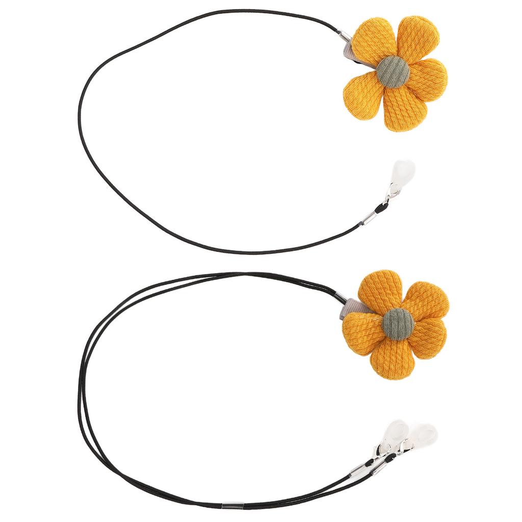 Hearing Aid Clip Prevent Lost Cute Flower Design Fixing Strap Hearing Aid Lanyard for Seniors Childr