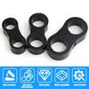Universal Fuel Line Clamp AN6 AN8 AN10 Hose Separator Billet Aluminum Finisher for Braided Oil Gas Water Pipe Car Accessories