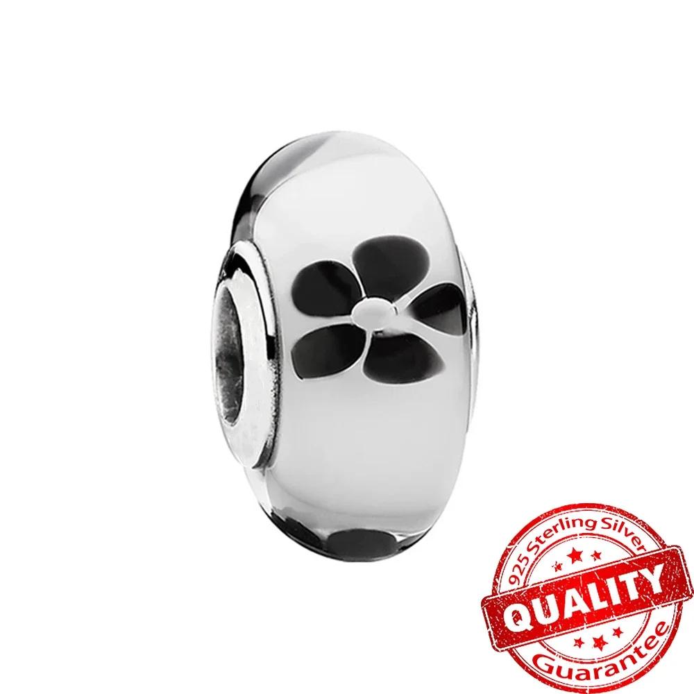 

Copper Pink Flower Murano Glass Beads Charm Fit Original Bracelet Necklace Faceted Murano Diy Women Luxury Jewelry