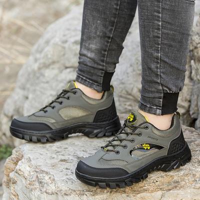 Sneakers Men's Shoes Spring and Autumn New Outdoor Hiking Shoes Non-slip Work Shoes Wear-resistant Hiking Shoes Men's Casual Shoes