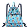 Fashionable Sports Bag Foldable Tie-mouth Handbag Large Capacity Portable Casual Home Shopping Backpack