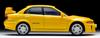 Tomica Limited Vintage Neo Scale Mitsubishi Lancer GSR Evolution V Finished Model 1/64 LV-N187a (Yellow) -