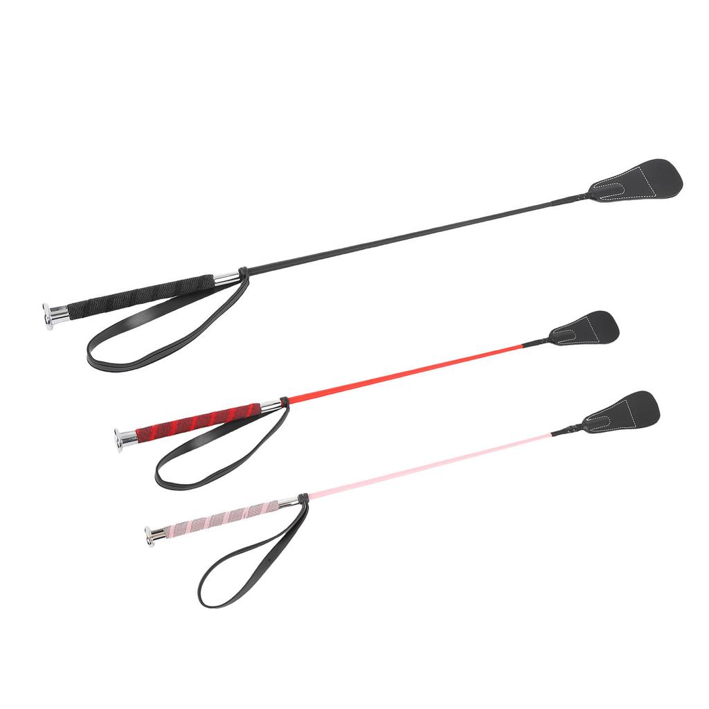 Riding Whip Horse Dressage Crop Equestrian Equipment 68cm with Rubber Wrist Strap Palm