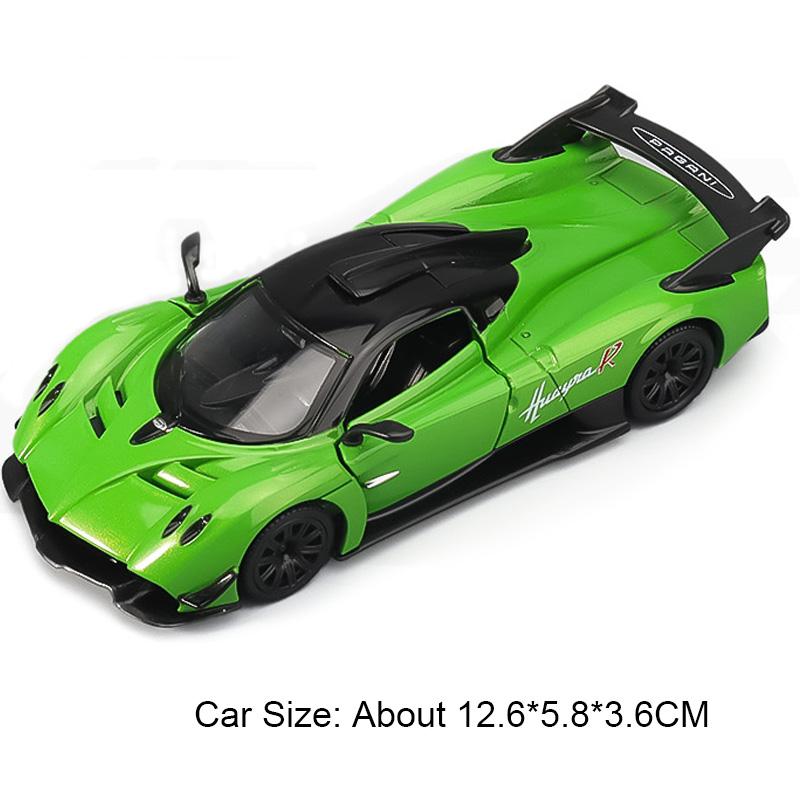 1:36 Pagani Utopia Zonda Huayra Toyota Cruiser Sports Car Model Toy Pull Back Doors Opened Vehicles Models Presents for Kids