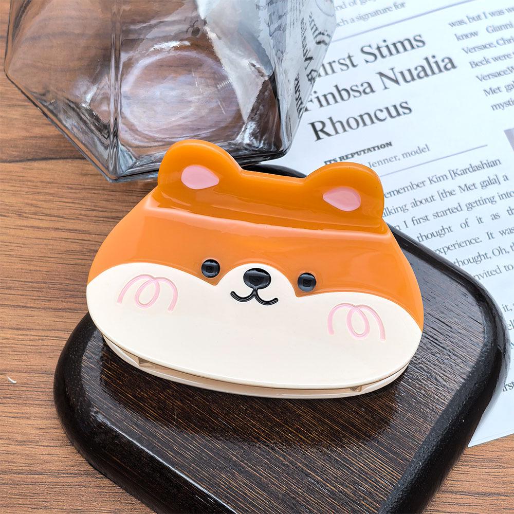 

Ацетатный милый щенок заколка-краб для волос для женщин - Мультяшный дизайн с улыбающимся медведем