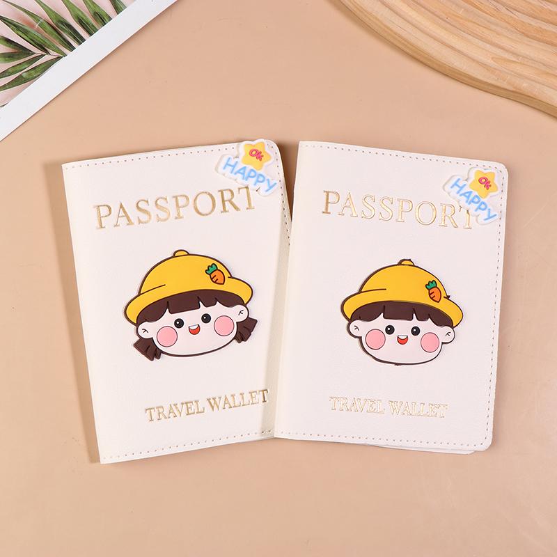 Reise PU Lær Reise Pass Beskyttelsesdeksel Passveske Holder for Forretningsbillett Passholder Etui Reisetilbehør