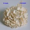 Silk Hydrangea Flower Heads - Large 54-Petal Artificial Floral Decor for Weddings & Art Arrangements