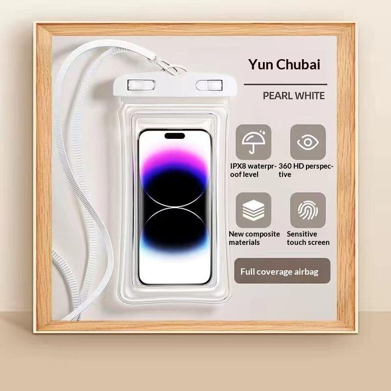 Mobile Phone Waterproof Bag With Touch Screen Swimming Self-Sealing Bag Drifting Transparent Waterproof Mobile Phone Case