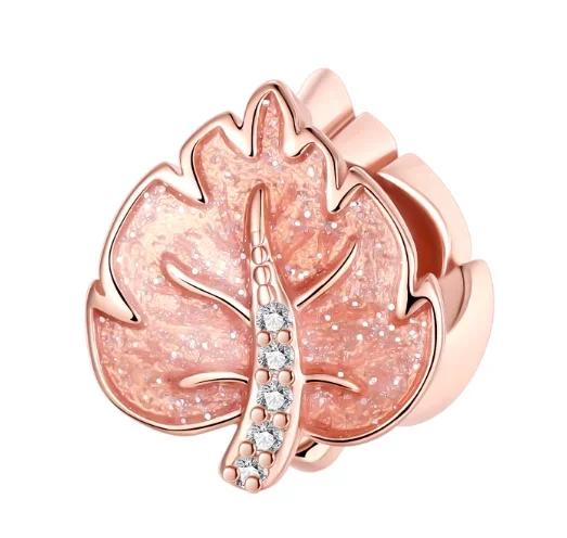 Original Copper Colorful Charms Snowflake Heart Lock Key Earrings Beads For Necklace Diy Bracelet Present Jewellery