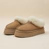 Fashion 2025 New Snow Boot Style Short Mini Winter Sheepskin Boots Women Wool Ankle Boots Fur Lined Ankle Warm Flat Shoes