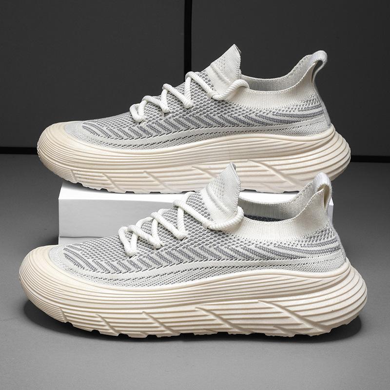 

Мужская летняя дышащая тонкая сетчатая обувь, тканевые туфли на одной педали, мужская спортивная и повседневная универсальная дышащая рабочая обувь 44 бежевый