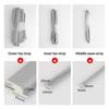 Seal Strip Set Windproof Soundproof Dustproof Self Adhesive Weather Stripping for Sliding Windows Doors Home Office Use