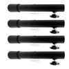 4Pcs Folding Table Risers Extenders Stainless Steel Counter Height Leg Extensions