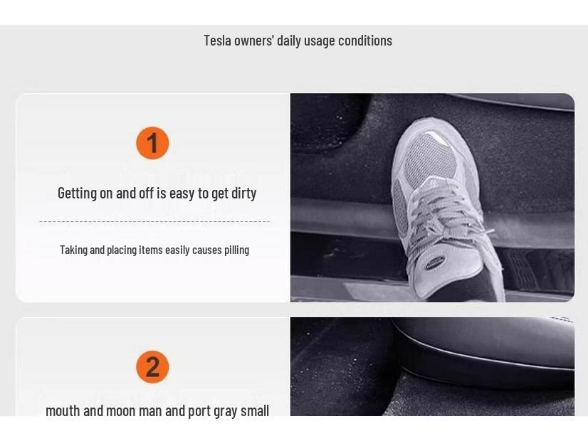 Tesla Model 3 Kohlefaser Einstiegsleisten