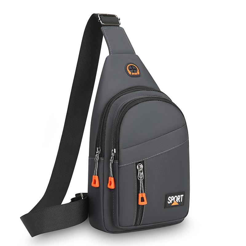 Men's Crossbody Bag Outgoing Lightweight Sports Travel Chest Bag Large Capacity Shoulder Bag